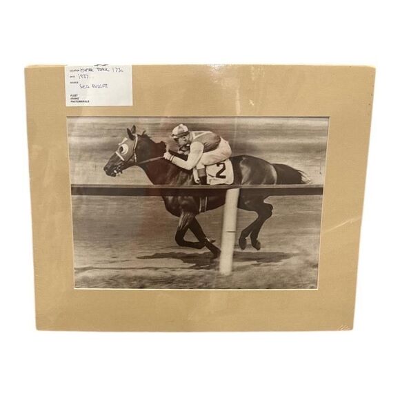 Seabiscuit Man O War Horse Racing Photo Print Set Of 3 Fleet Irvine Photomurals - Picture 8 of 9